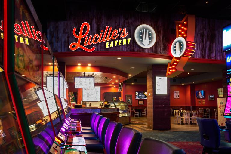 Lucille's entrance