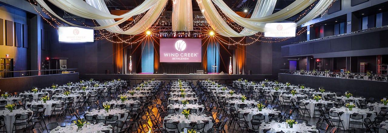 The events Center at Wind Creek Bethlehem