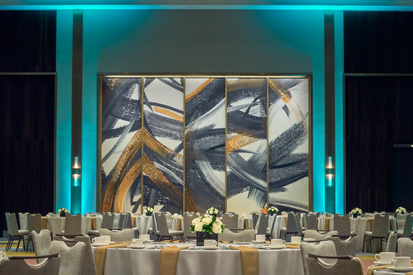 A grand event room at Wind Creek Bethlehem