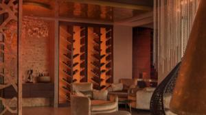Serene spa lobby