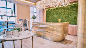 The welcome desk at The Spa at Wind Creek Bethlehem