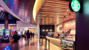 Starbucks location by the gaming floor 