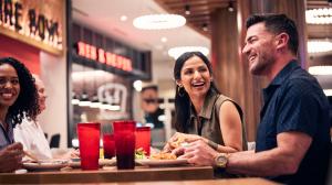 Couples having a meal in Wind Creek Wetumpka